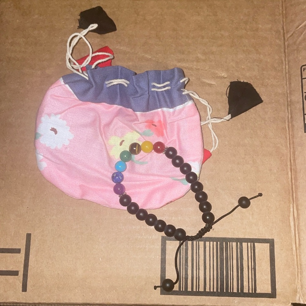 bracelet and bag